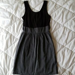 Black amd Gray Dress